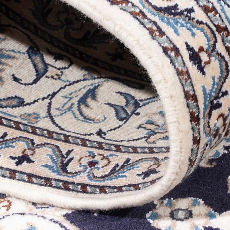 Dywan perski - Nain - Królewski - 200 x 155 cm - ciemnoniebieski