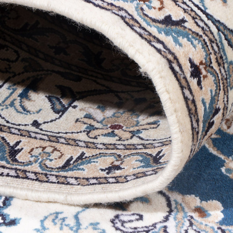 Dywan perski - Nain - Królewski - 202 x 150 cm - niebieski