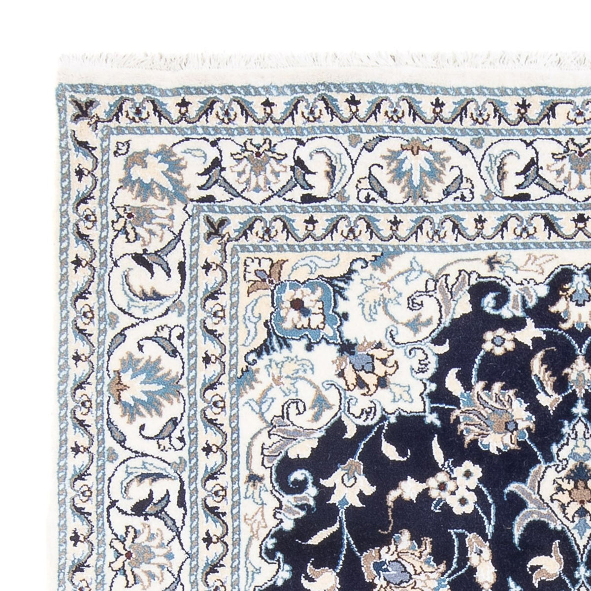 Dywan perski - Nain - Królewski - 202 x 156 cm - ciemnoniebieski