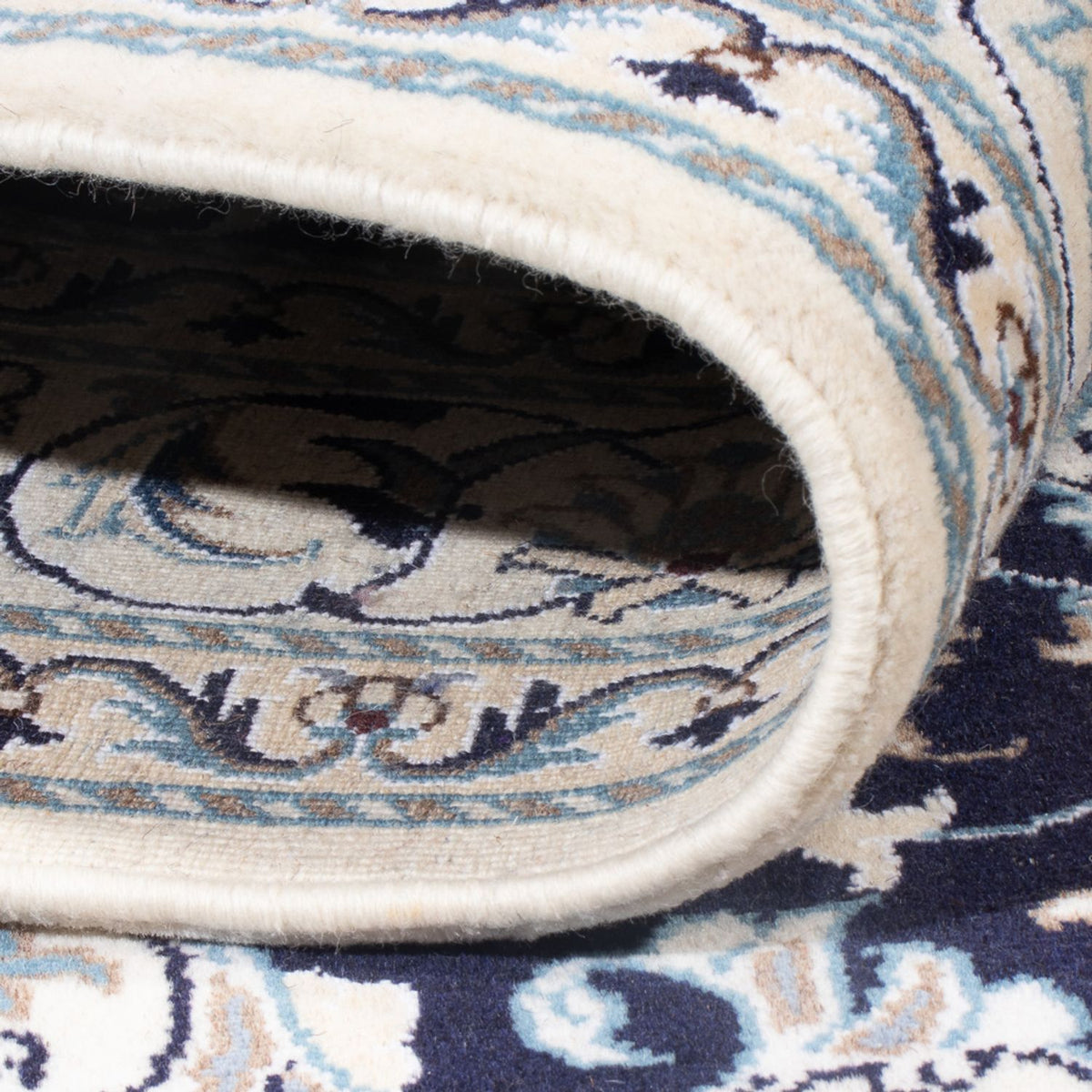 Dywan perski - Nain - Królewski - 202 x 156 cm - ciemnoniebieski