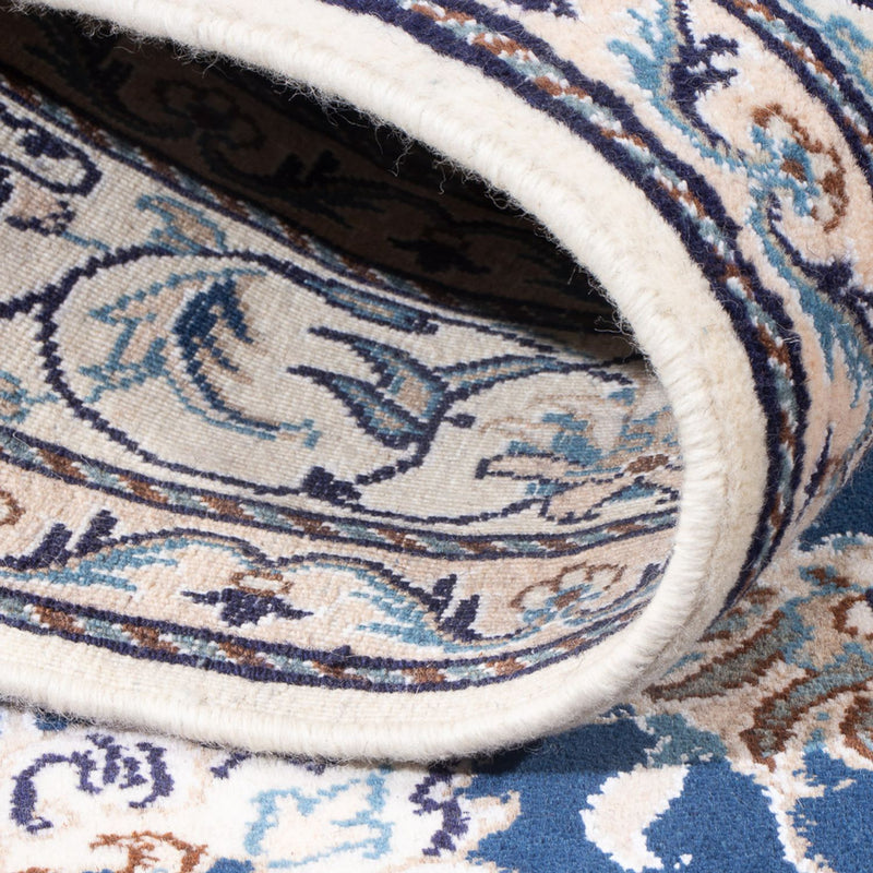 Dywan perski - Nain - Królewski - 202 x 149 cm - niebieski