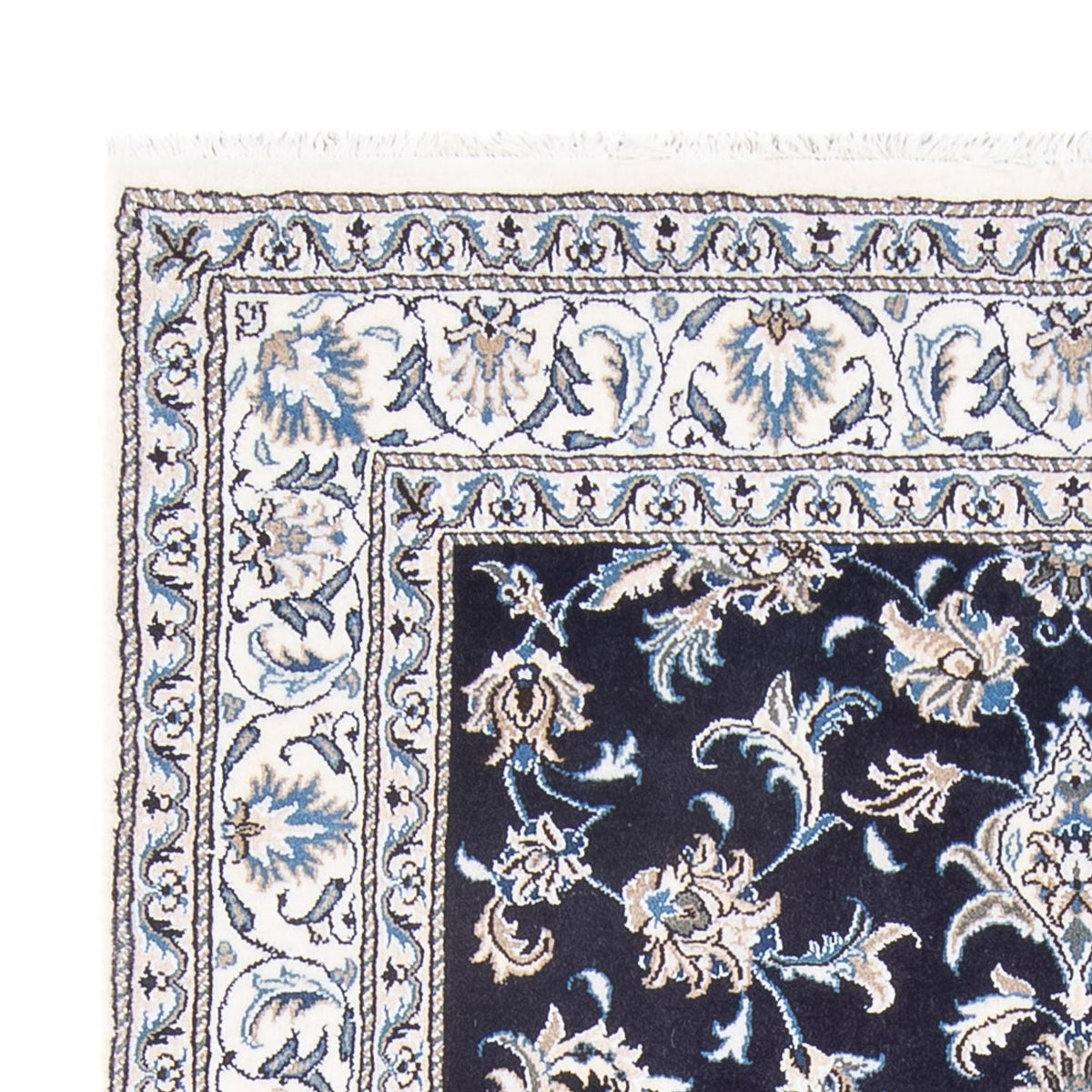 Dywan perski - Nain - Królewski - 212 x 146 cm - ciemnoniebieski