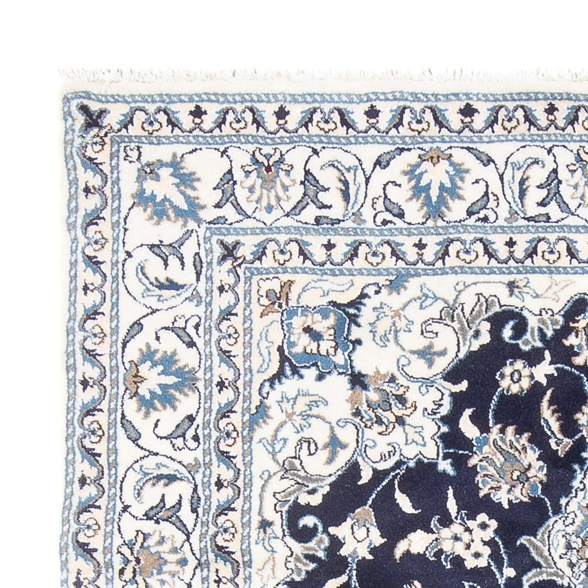 Dywan perski - Nain - Królewski - 200 x 147 cm - ciemnoniebieski