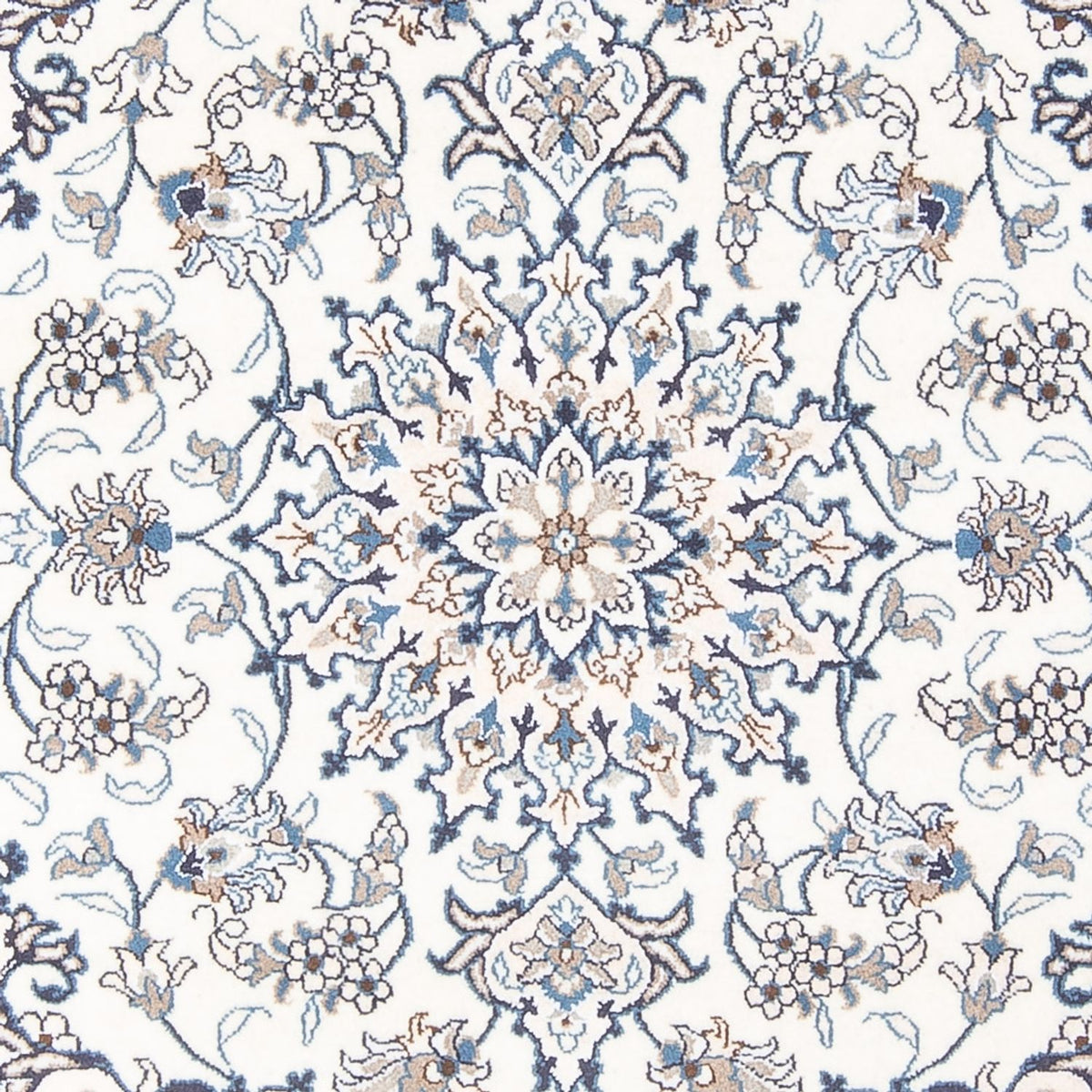 Dywan perski - Nain - Królewski - 202 x 149 cm - kremowy