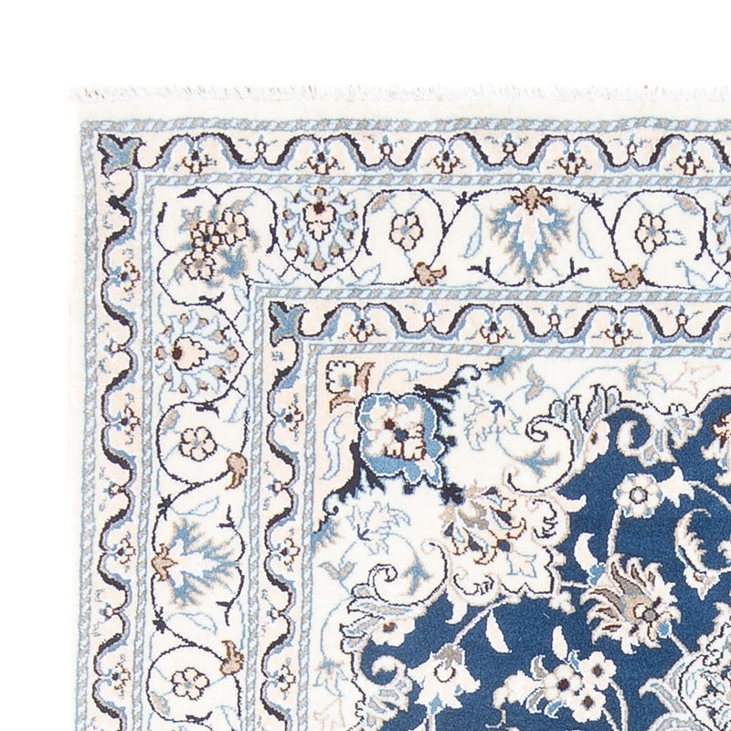 Dywan perski - Nain - Królewski - 196 x 147 cm - niebieski