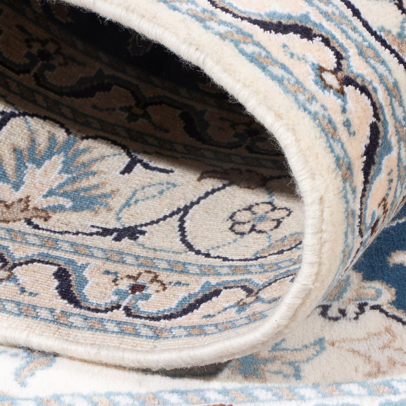 Dywan perski - Nain - Królewski - 196 x 147 cm - niebieski