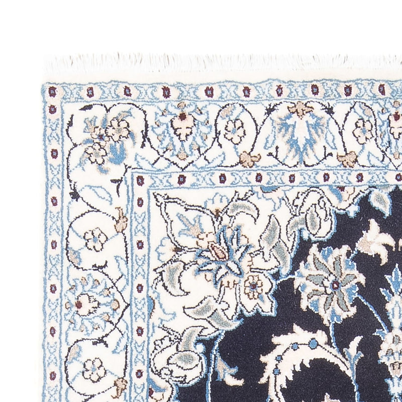 Dywan perski - Nain - 200 x 115 cm - ciemnoniebieski