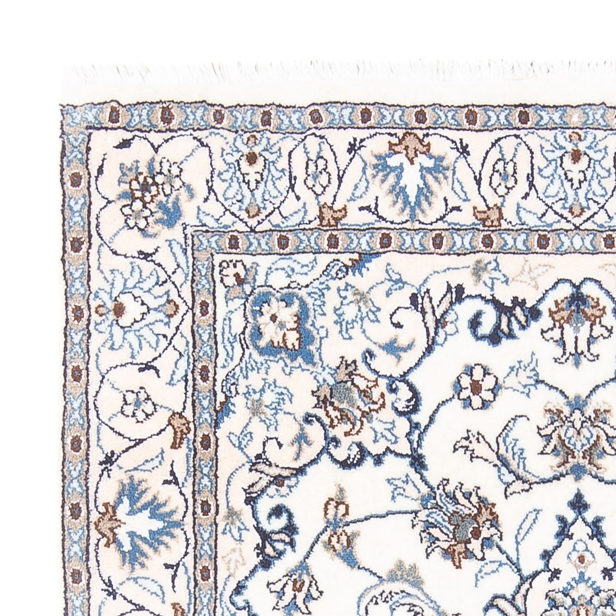 Dywan perski - Nain - 188 x 116 cm - kremowy