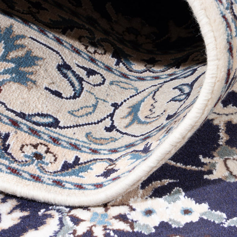 Dywan perski - Nain - 226 x 167 cm - ciemnoniebieski