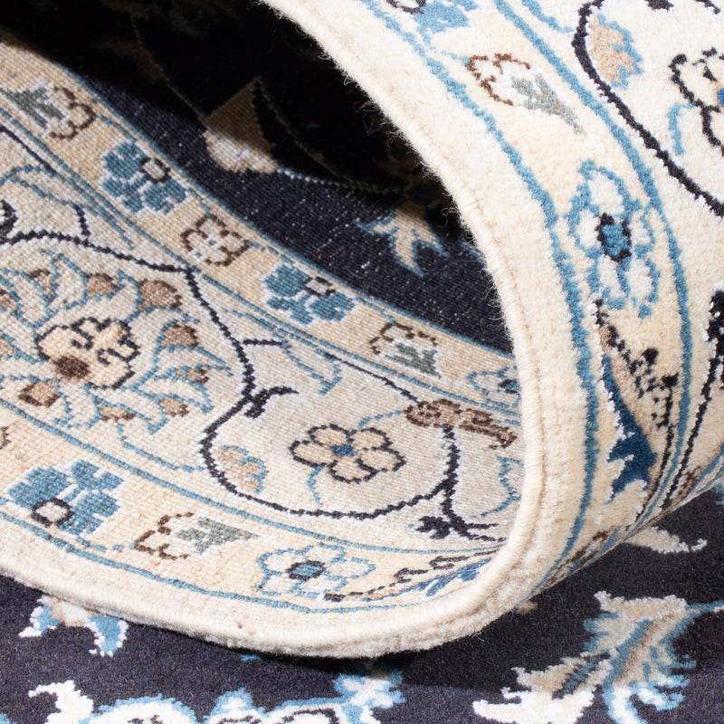 Dywan perski - Nain - 228 x 172 cm - ciemnoniebieski