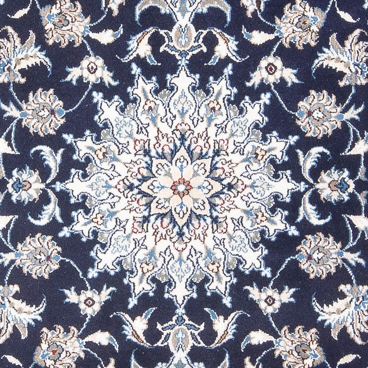 Dywan perski - Nain - 200 x 120 cm - ciemnoniebieski