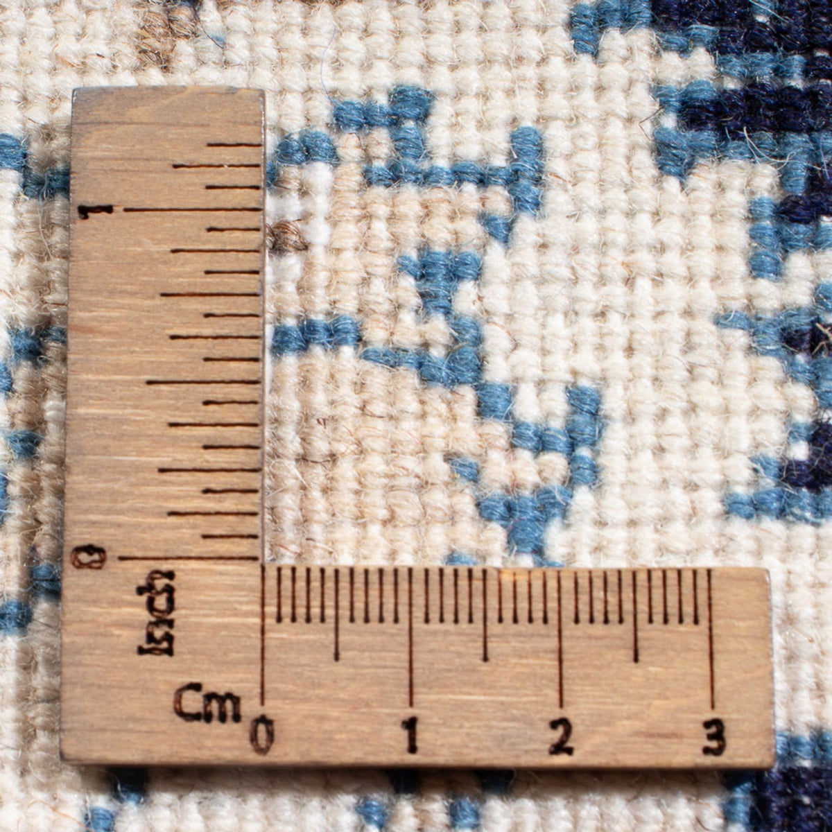 Dywan perski - Nain - 200 x 120 cm - ciemnoniebieski