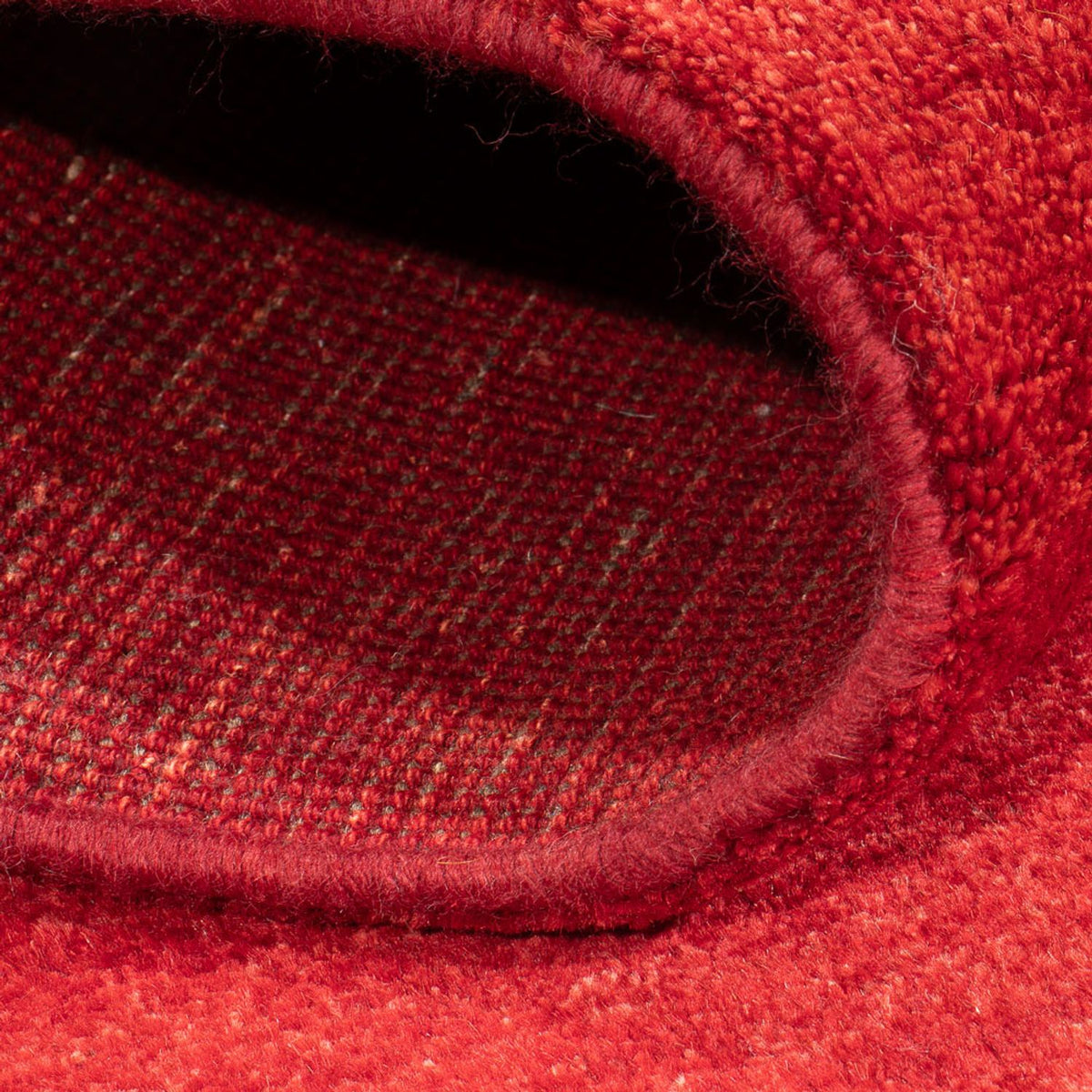 Dywan Gabbeh - perski - 137 x 97 cm - czerwony