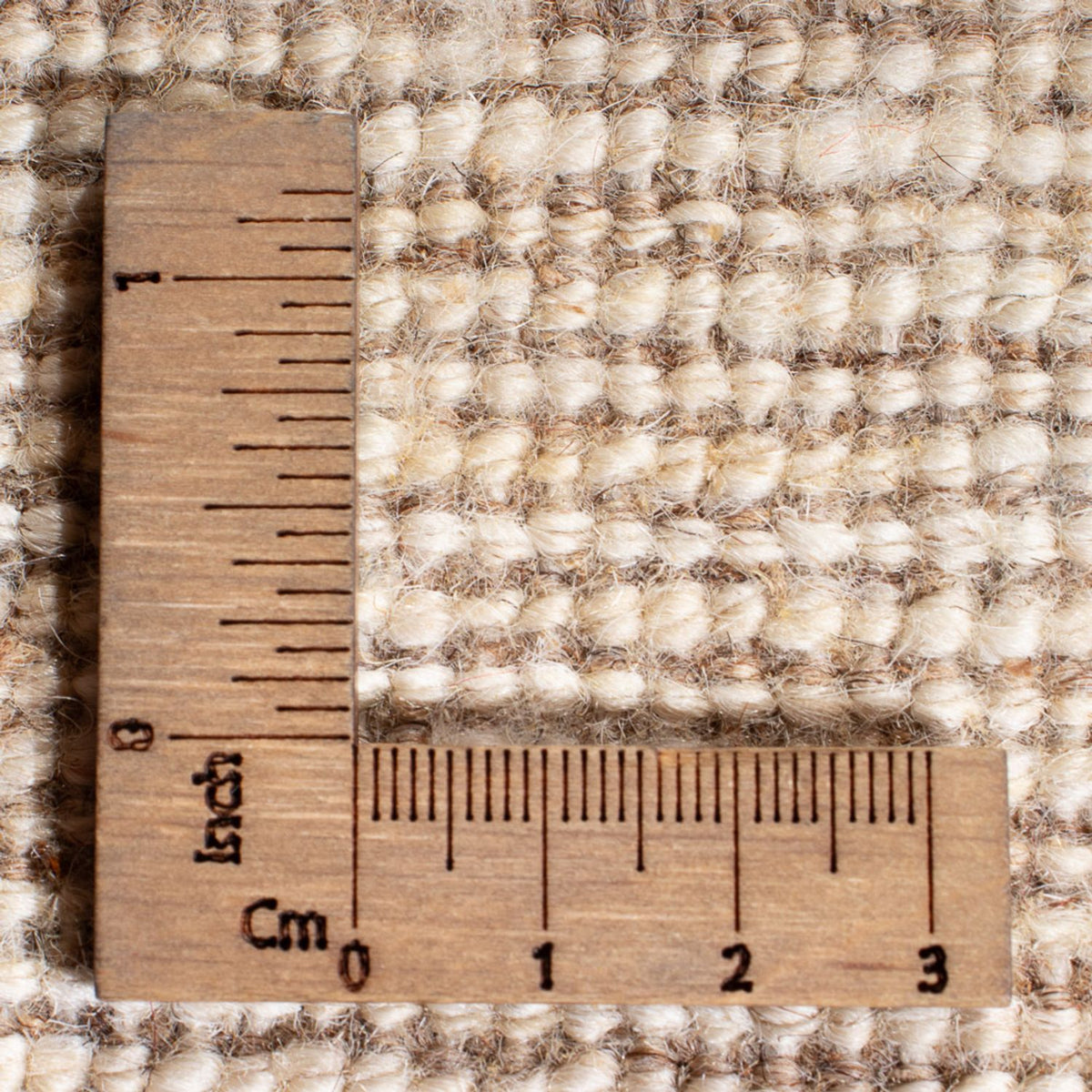 Dywan Gabbeh - perski - 206 x 158 cm - kremowy