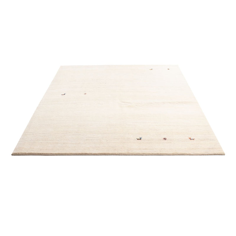 Dywan Gabbeh - perski - 205 x 150 cm - kremowy