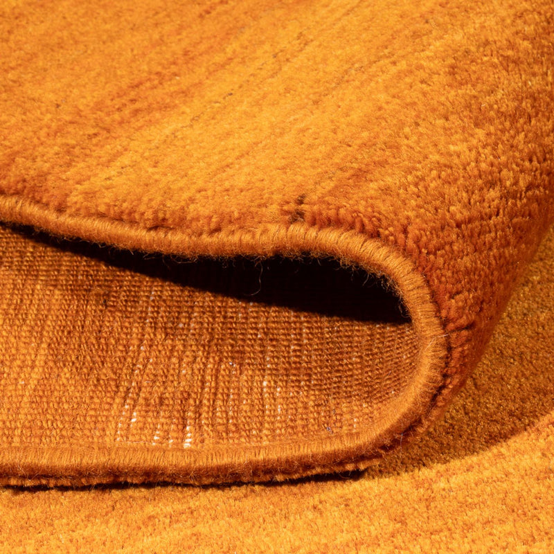 Dywan Gabbeh - perski - 195 x 156 cm - pomarańczowy