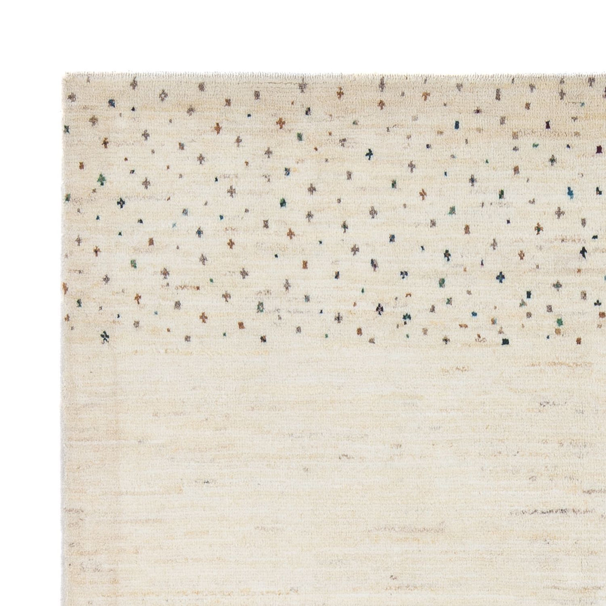 Dywan Gabbeh - perski - 200 x 150 cm - jasnoszary