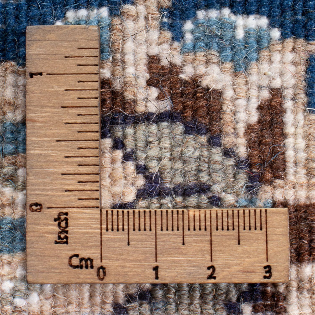 Dywan perski - Nain - 141 x 70 cm - niebieski