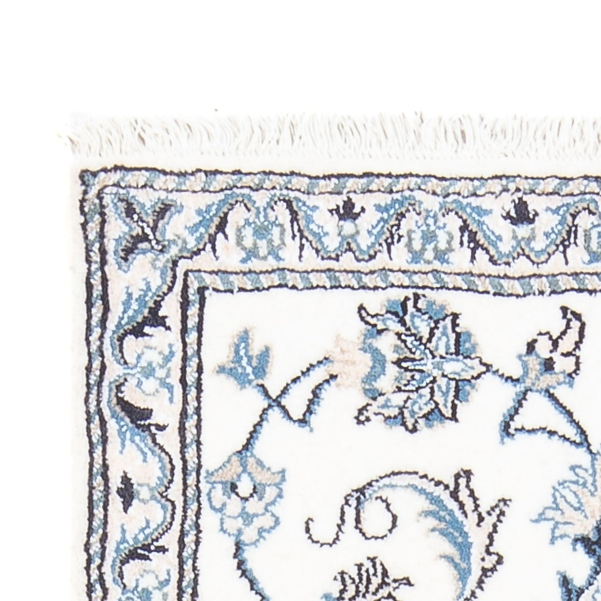 Dywan perski - Nain - 134 x 69 cm - kremowy