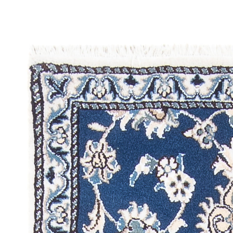 Biegacz Dywan perski - Nain - 196 x 77 cm - niebieski