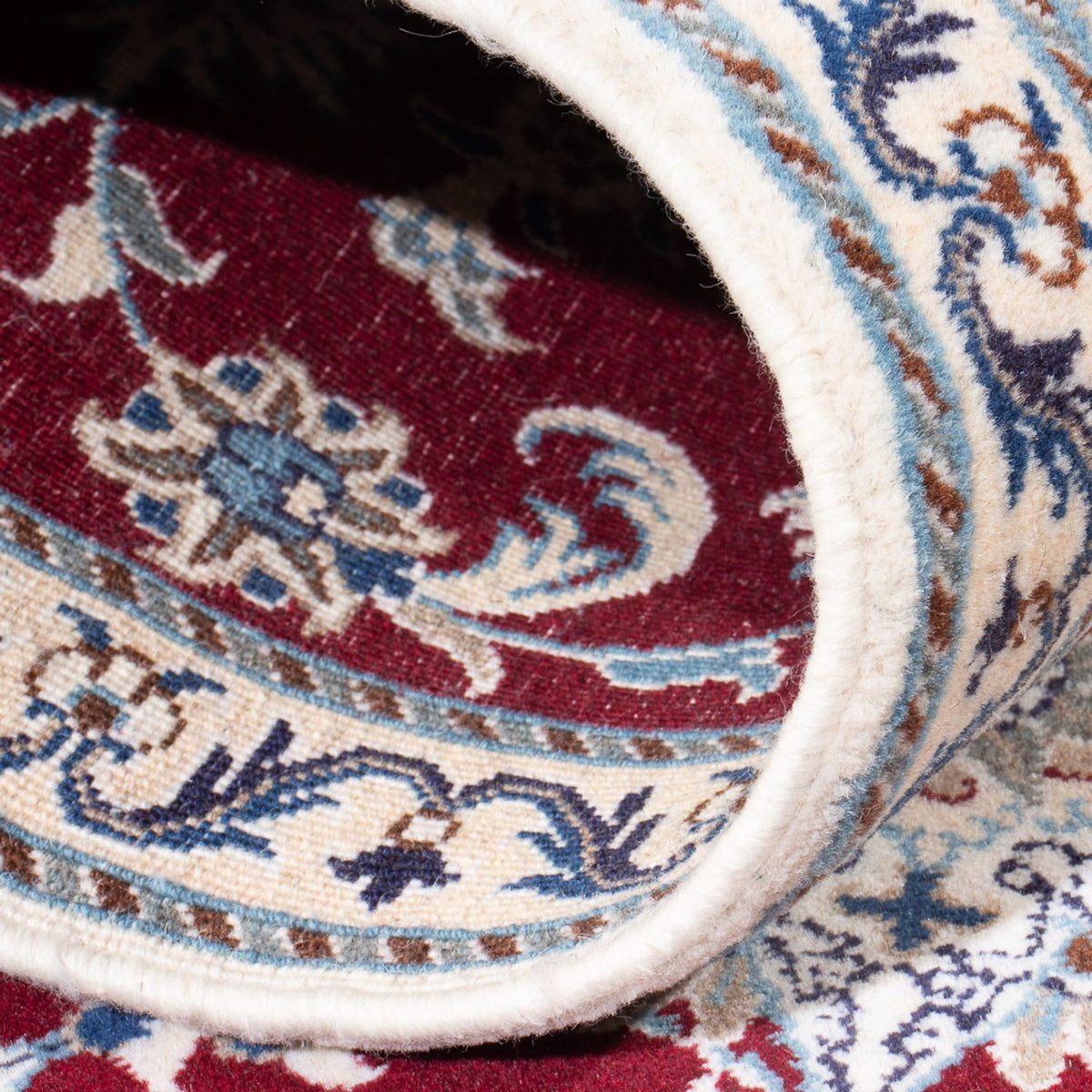 Biegacz Dywan perski - Nain - 194 x 80 cm - czerwony