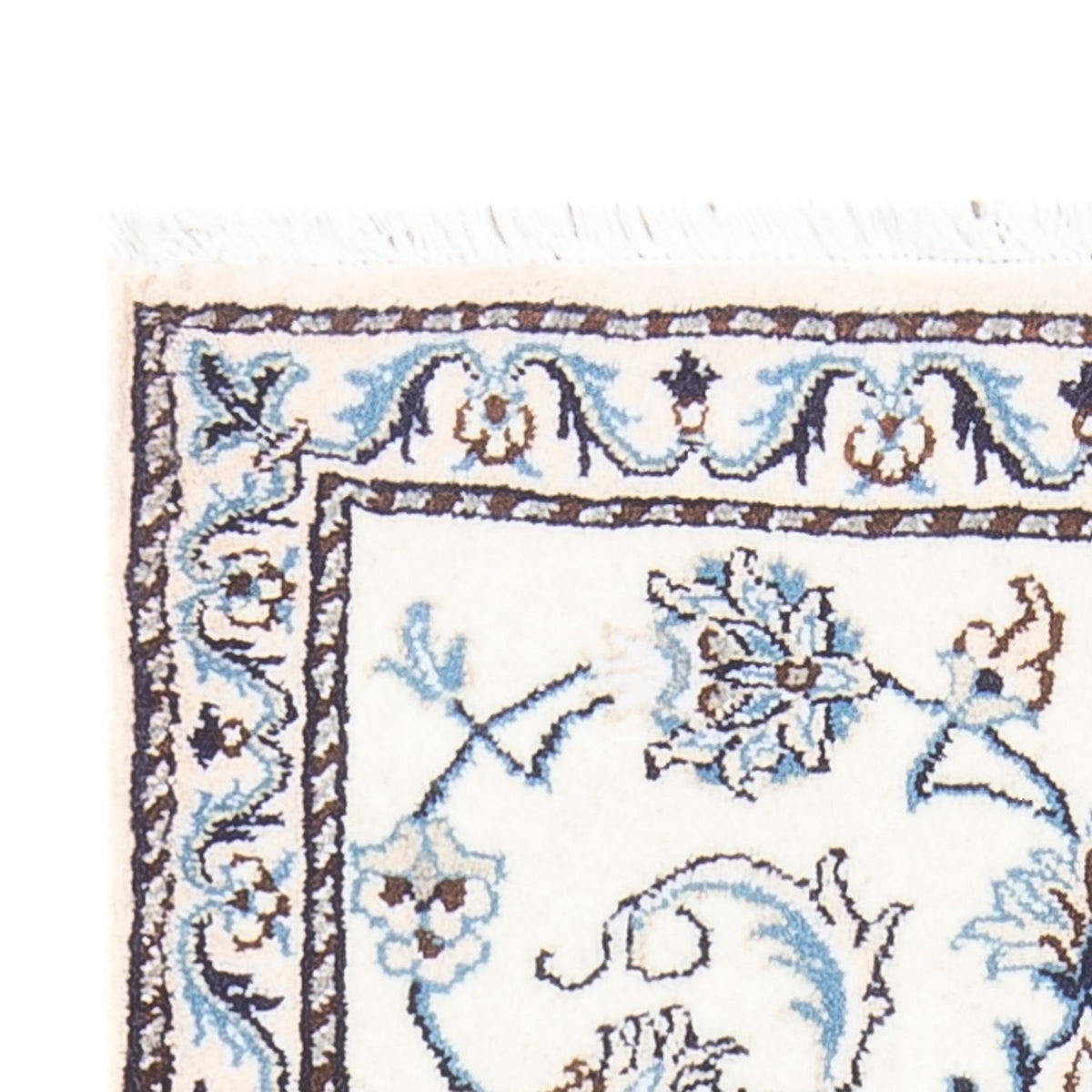 Dywan perski - Nain - 132 x 70 cm - kremowy