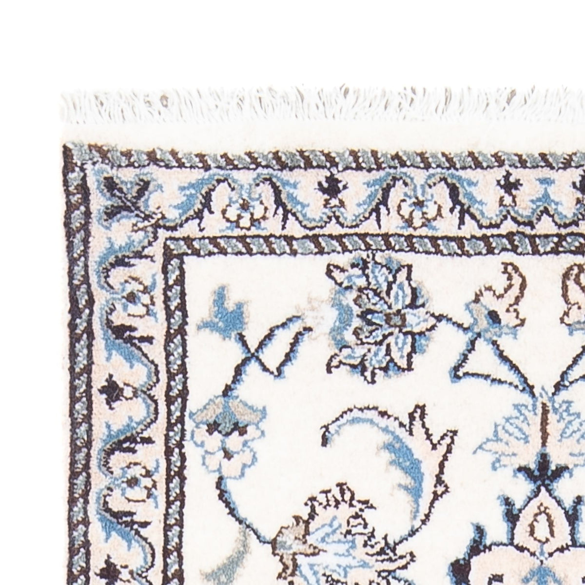 Dywan perski - Nain - 138 x 71 cm - kremowy