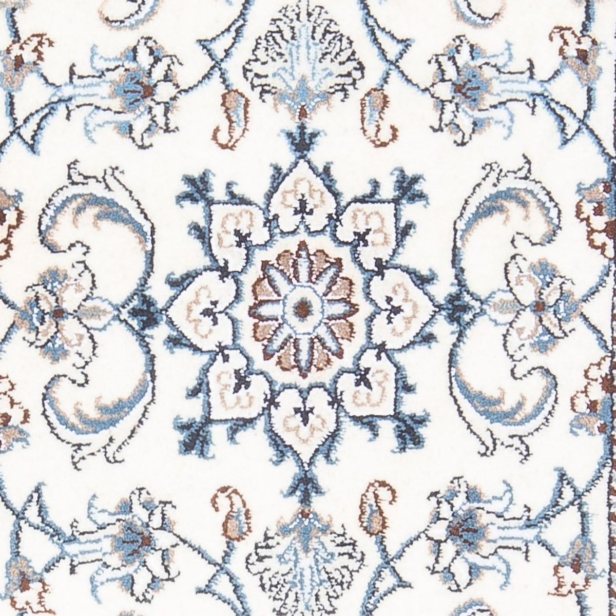 Dywan perski - Nain - 144 x 65 cm - kremowy