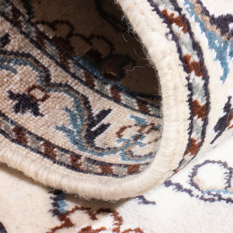 Dywan perski - Nain - 144 x 65 cm - kremowy