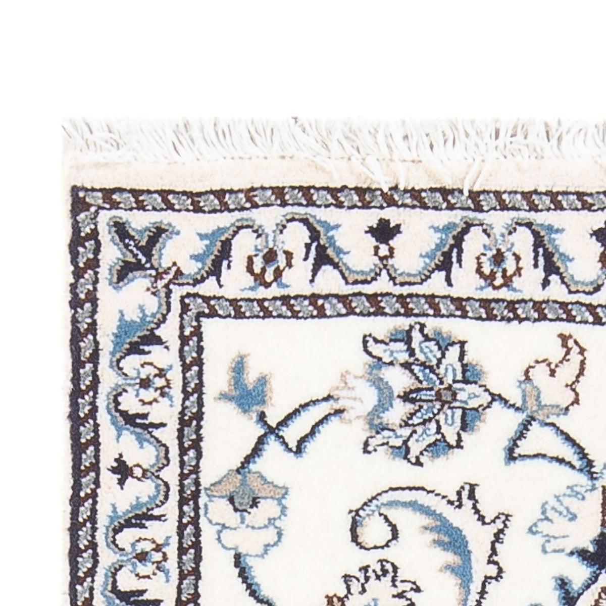 Dywan perski - Nain - 134 x 68 cm - kremowy