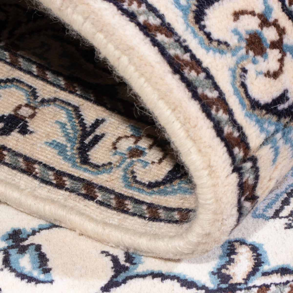 Dywan perski - Nain - 140 x 90 cm - kremowy