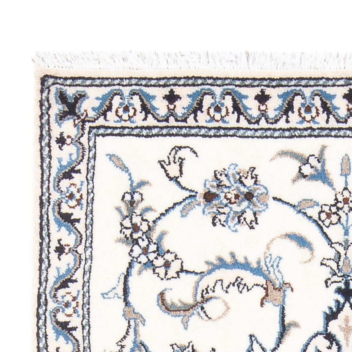 Dywan perski - Nain - 141 x 88 cm - kremowy