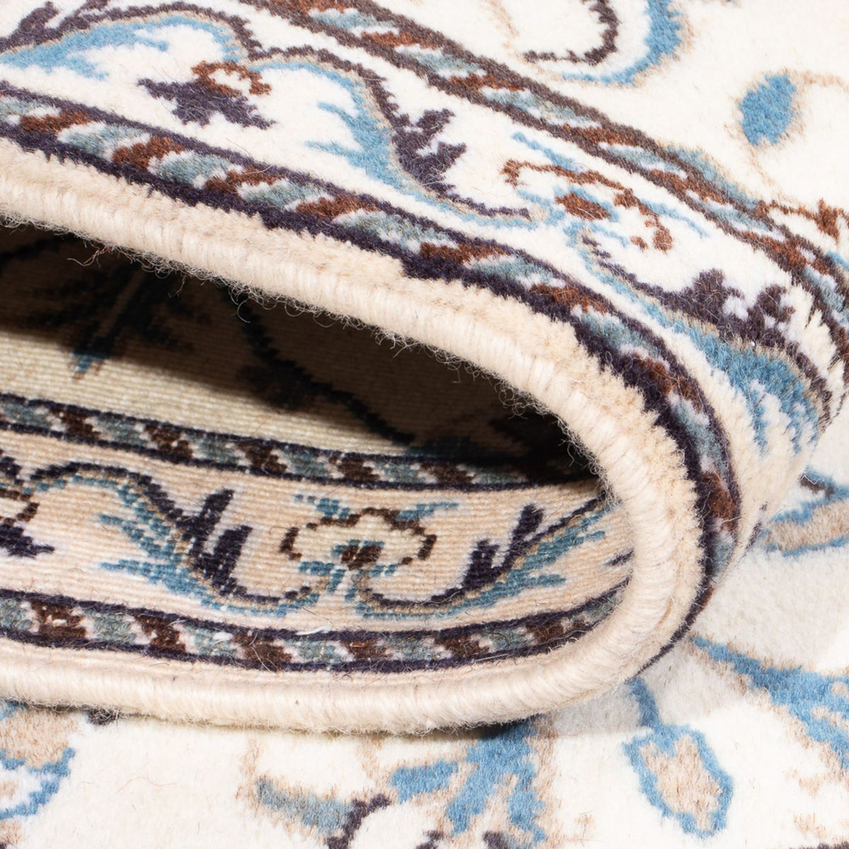 Dywan perski - Nain - 130 x 86 cm - kremowy