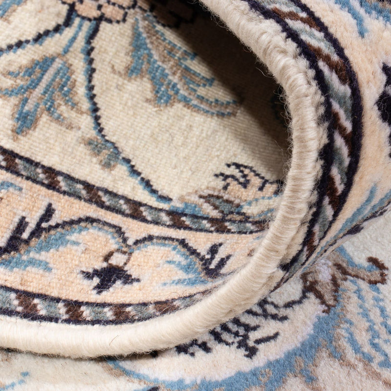 Dywan perski - Nain - 144 x 88 cm - kremowy