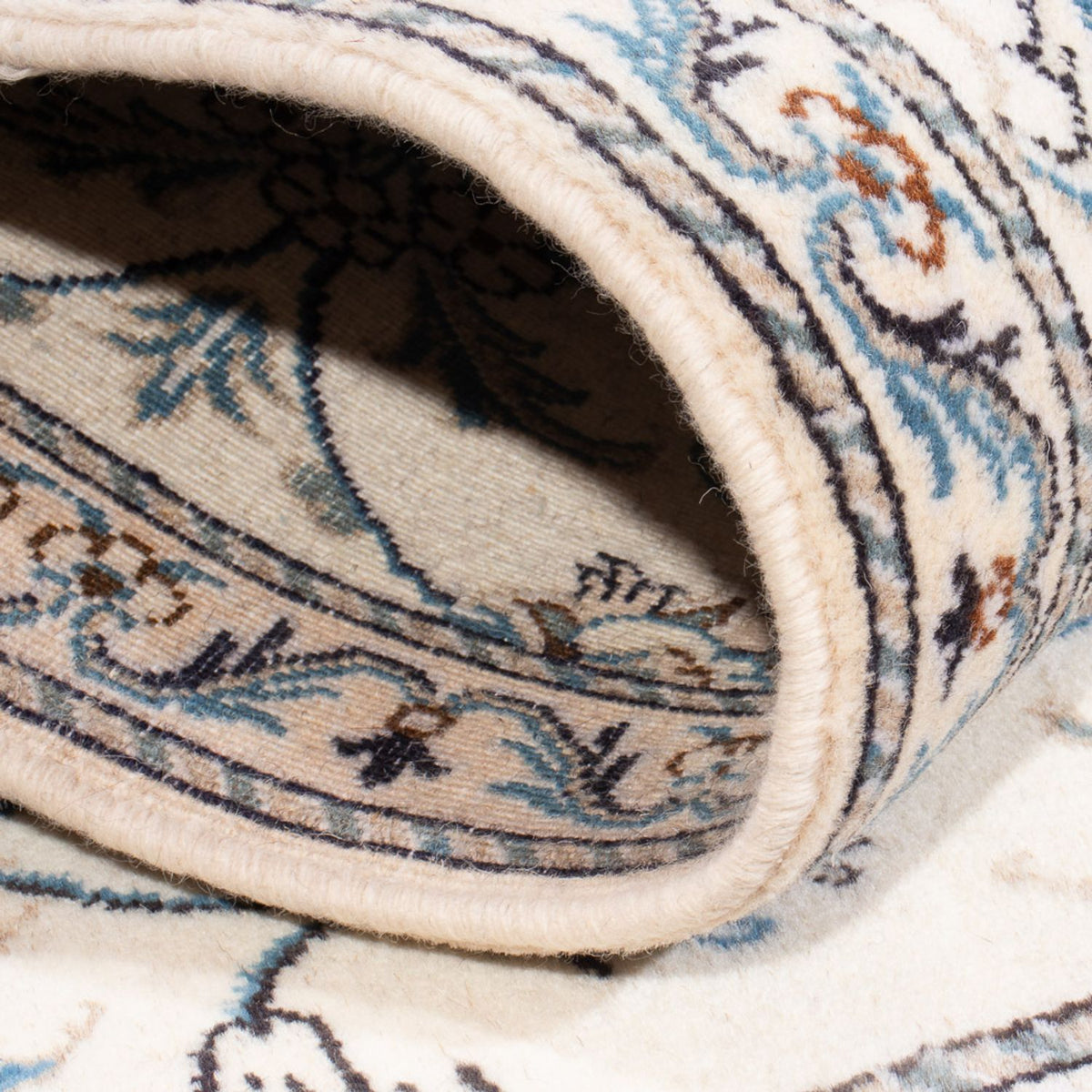 Dywan perski - Nain - 140 x 92 cm - kremowy