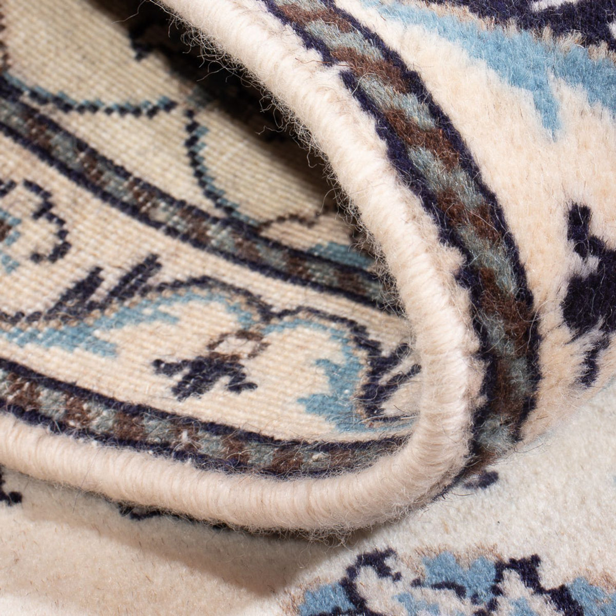 Dywan perski - Nain - 134 x 70 cm - kremowy