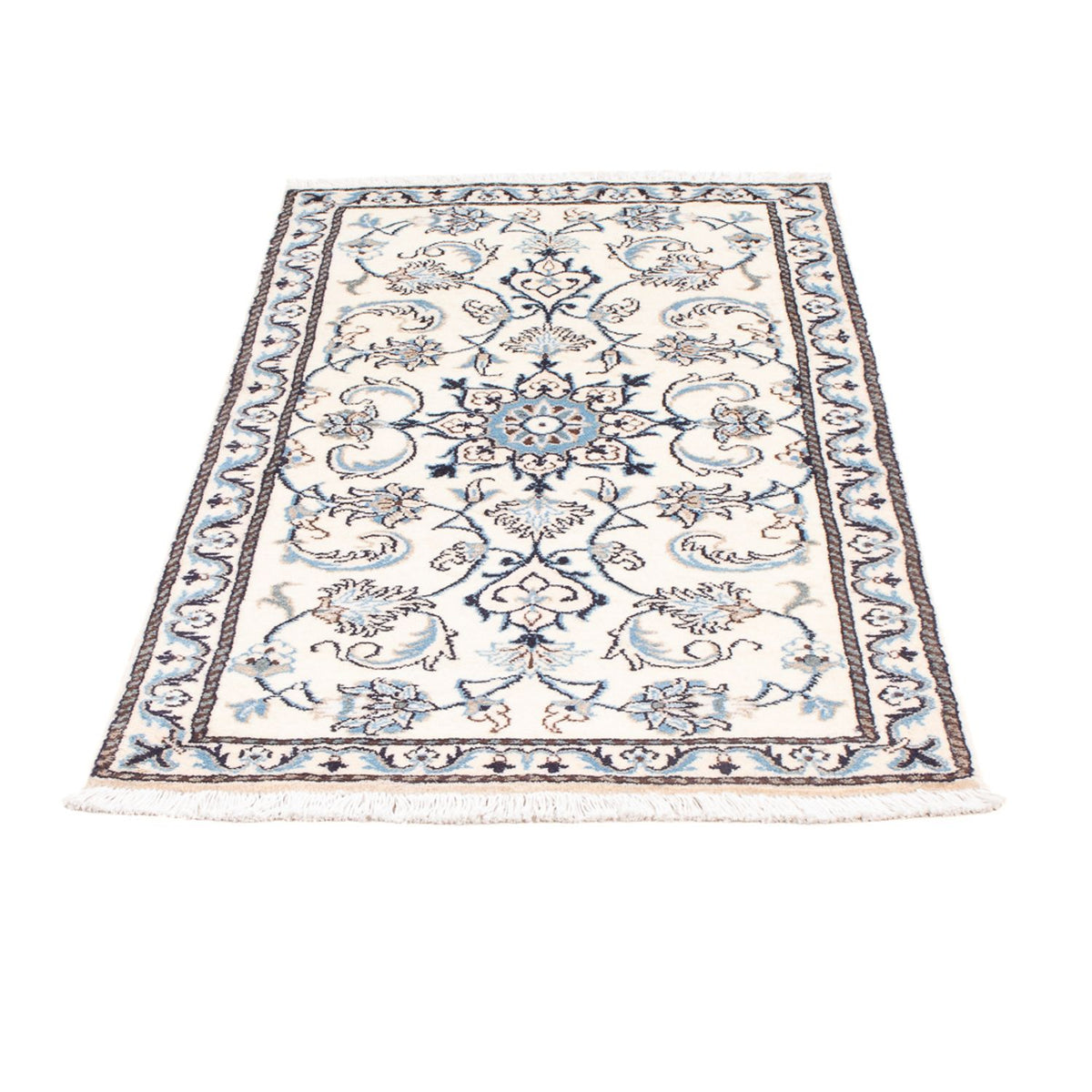 Dywan perski - Nain - 134 x 70 cm - kremowy