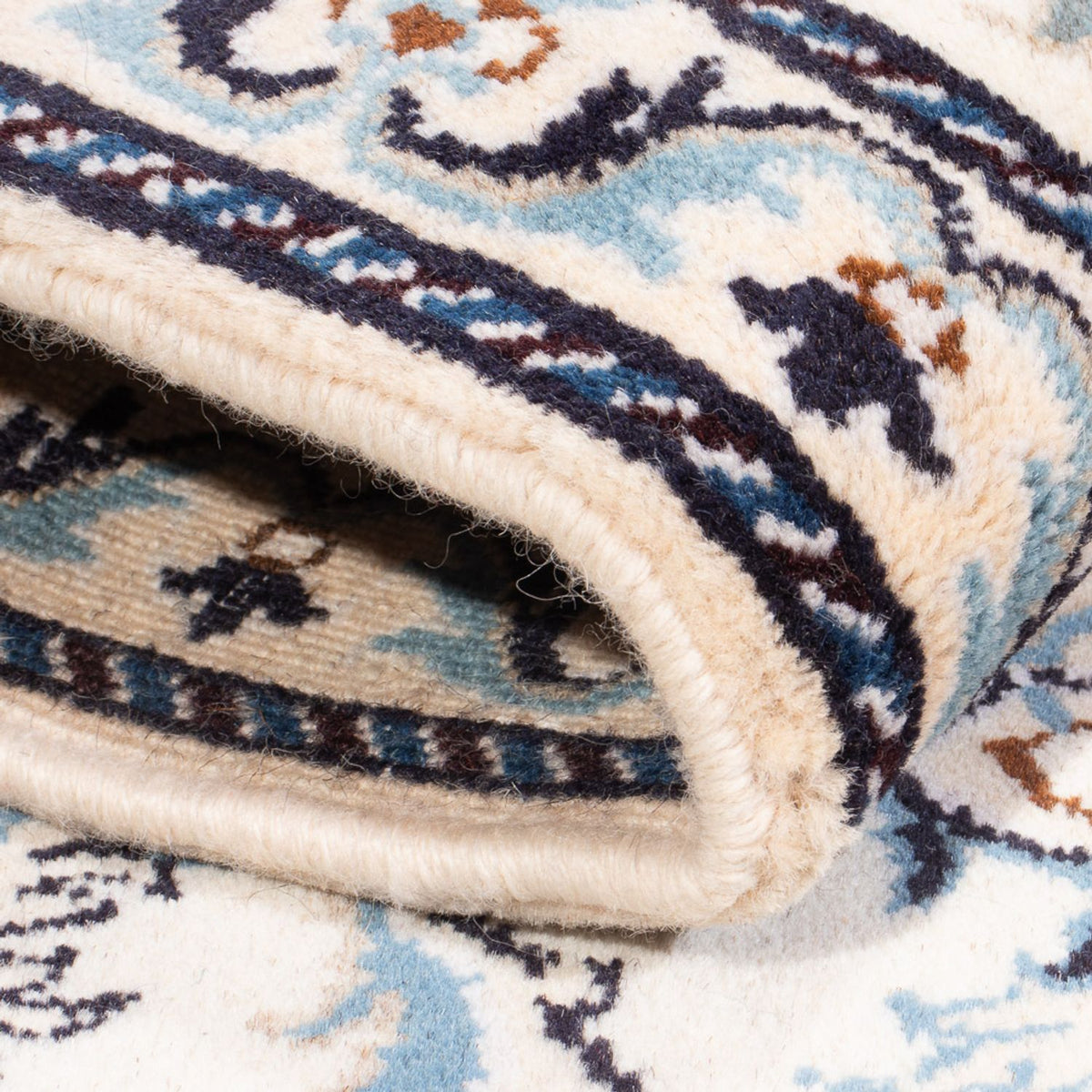 Dywan perski - Nain - 130 x 74 cm - kremowy