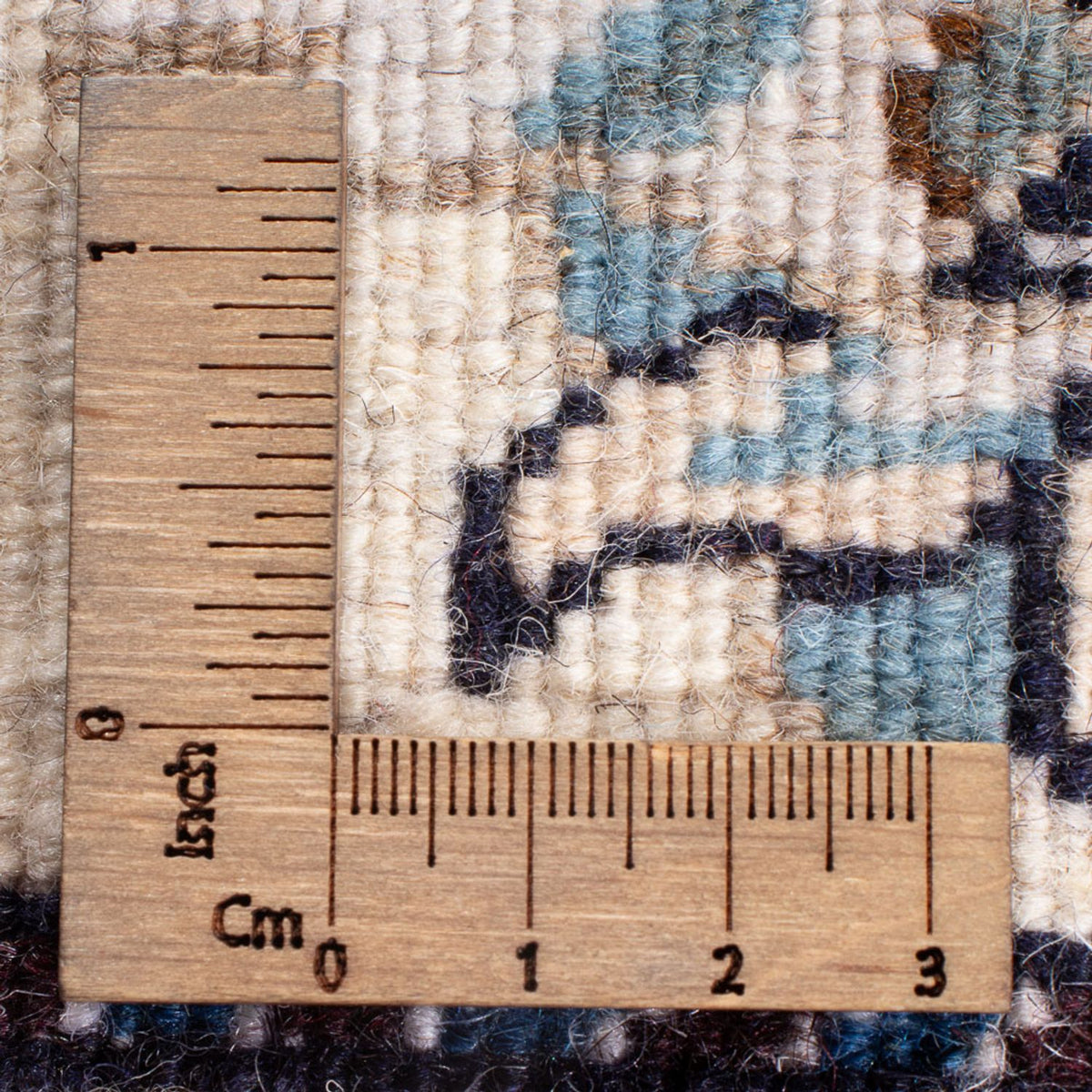 Dywan perski - Nain - 130 x 74 cm - kremowy