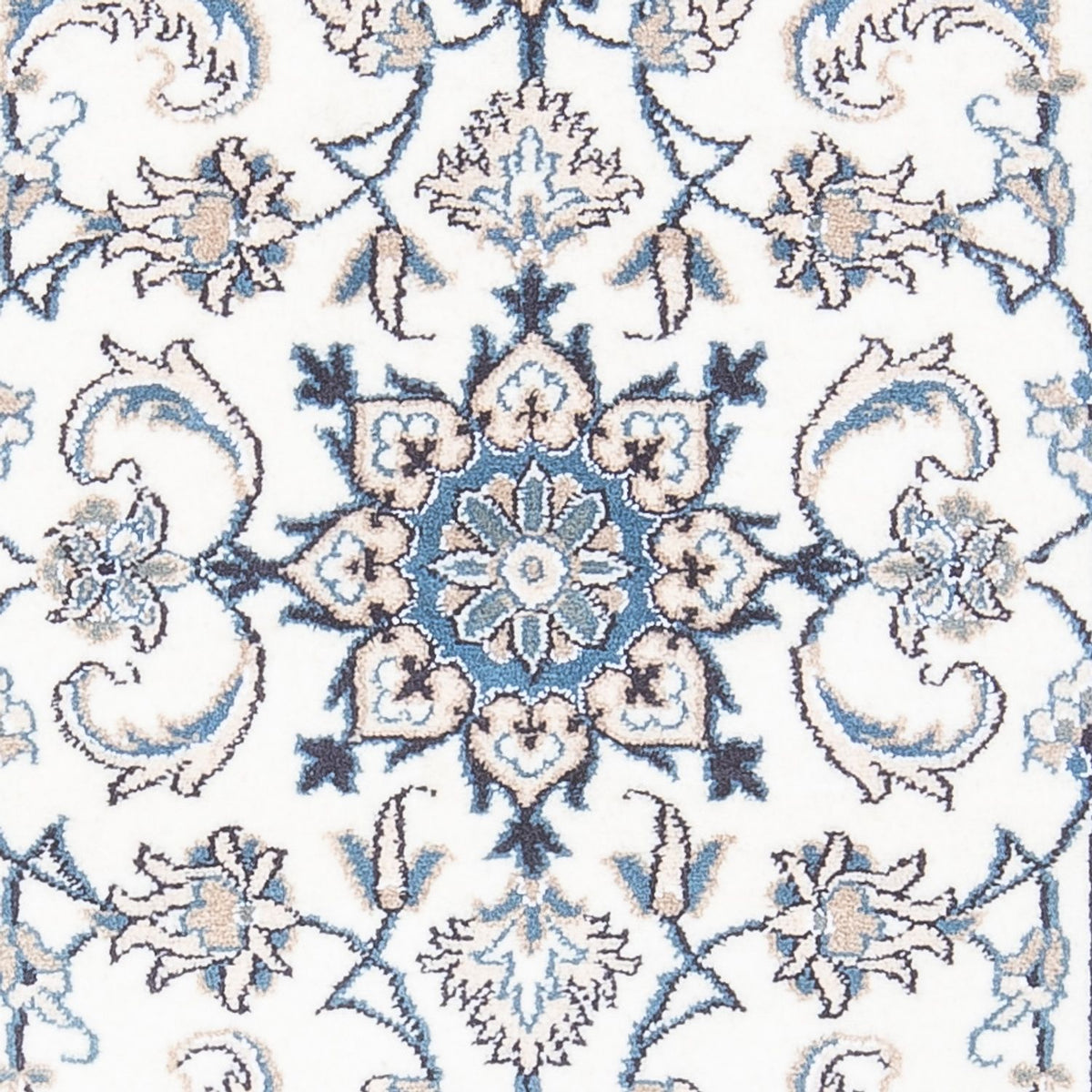 Dywan perski - Nain - 136 x 68 cm - kremowy