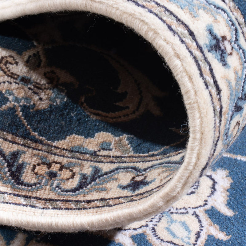 Dywan perski - Nain - 148 x 69 cm - niebieski