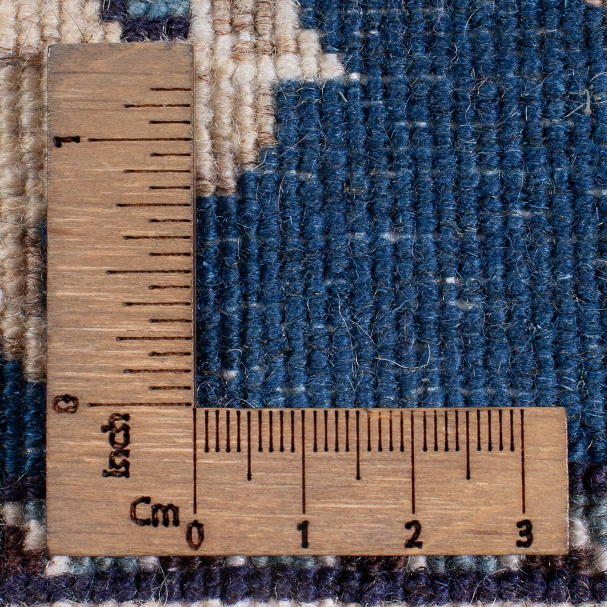 Dywan perski - Nain - 134 x 69 cm - niebieski