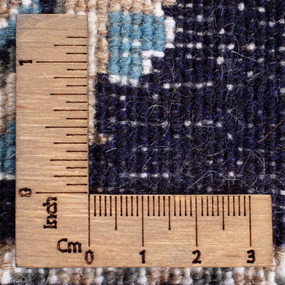 Dywan perski - Nain - 137 x 69 cm - ciemnoniebieski