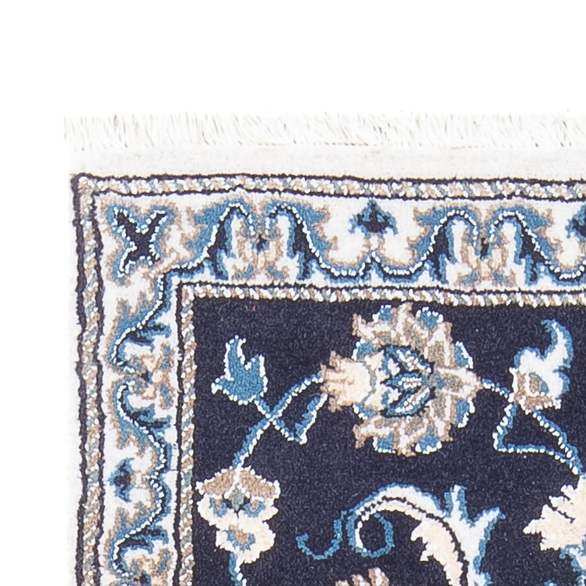 Dywan perski - Nain - 138 x 69 cm - ciemnoniebieski