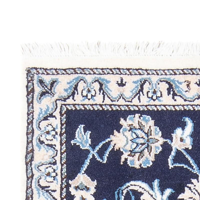 Dywan perski - Nain - 144 x 70 cm - ciemnoniebieski