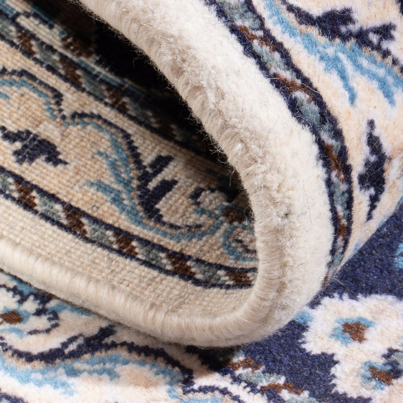 Dywan perski - Nain - 144 x 70 cm - ciemnoniebieski