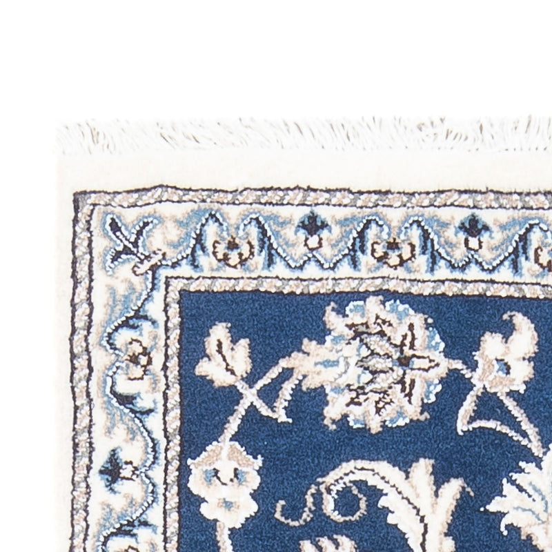 Dywan perski - Nain - 137 x 70 cm - niebieski