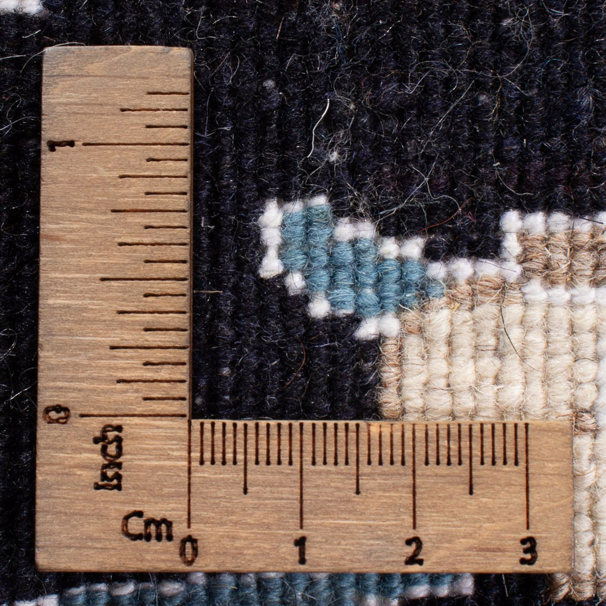 Dywan perski - Nain - 137 x 89 cm - ciemnoniebieski