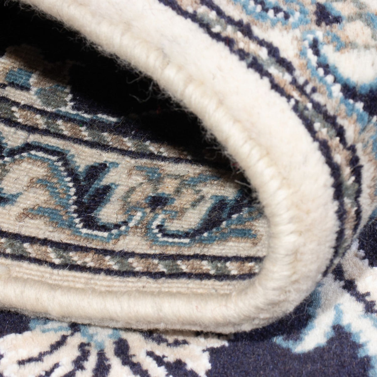 Dywan perski - Nain - 140 x 70 cm - ciemnoniebieski