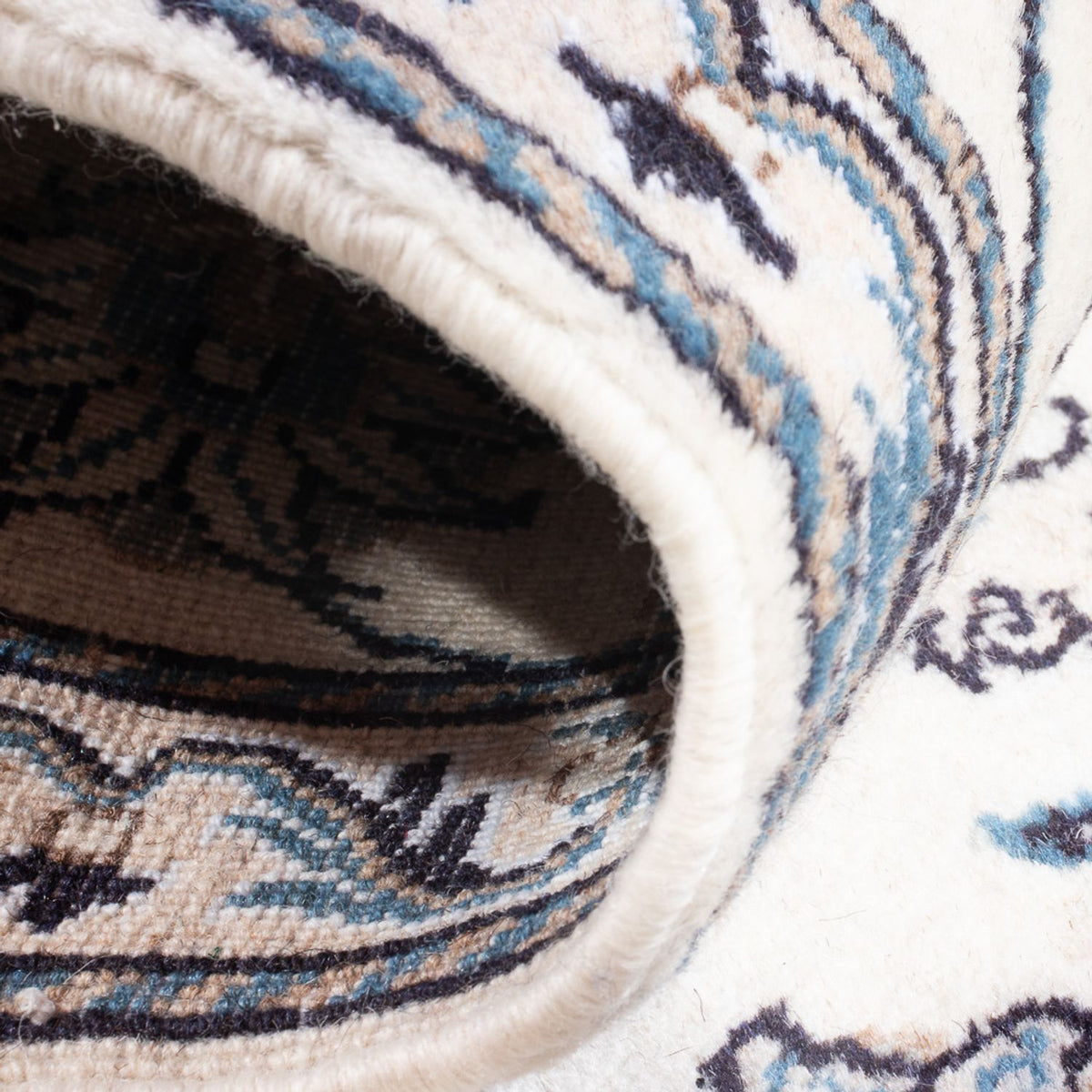 Dywan perski - Nain - 141 x 67 cm - kremowy